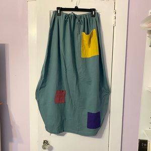 Blue Fish maxi skirt.